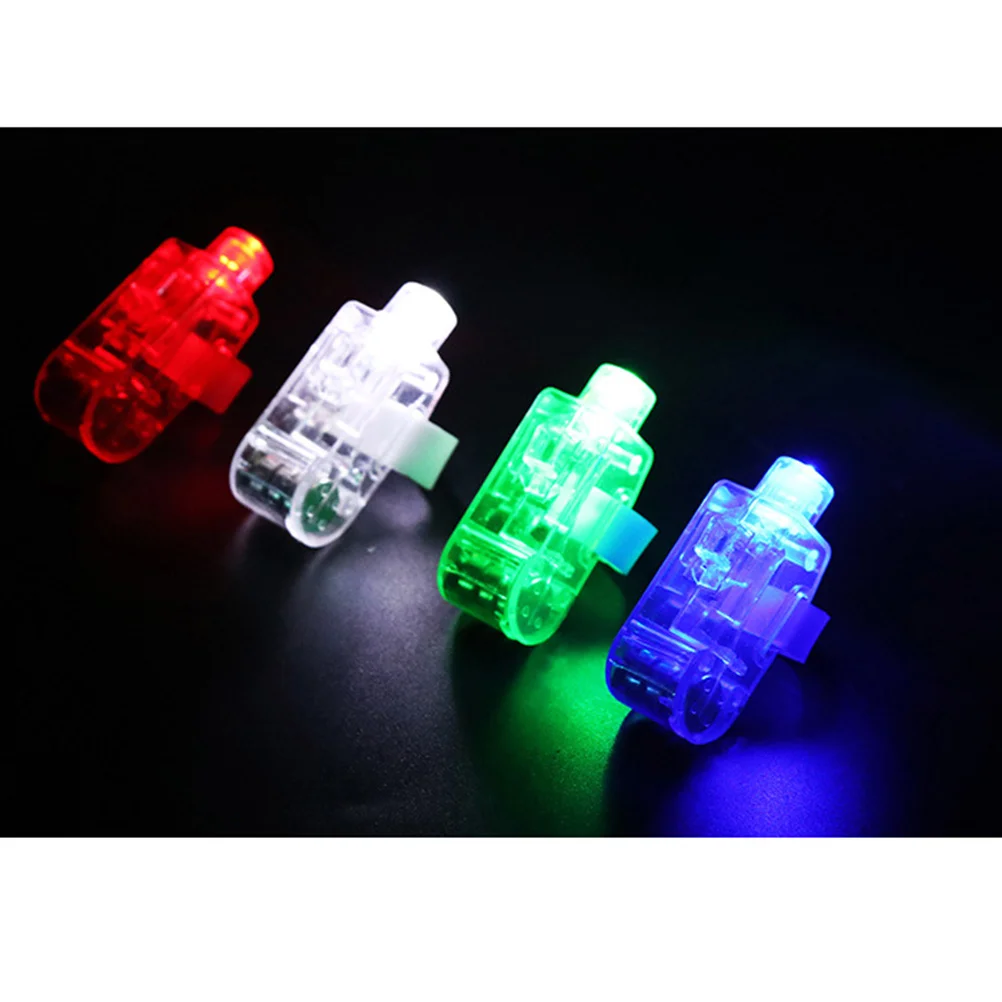 

25PCS Plastic Light up Rings LED Finger Lights Toys Party Favors Lights for Party Club Disco (Random Color)
