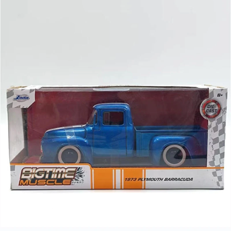 

JADA 1:24 BLUE Pickup Trucks Alloy Car Model Classic Adult Souvenir Gift Decorations Static Display