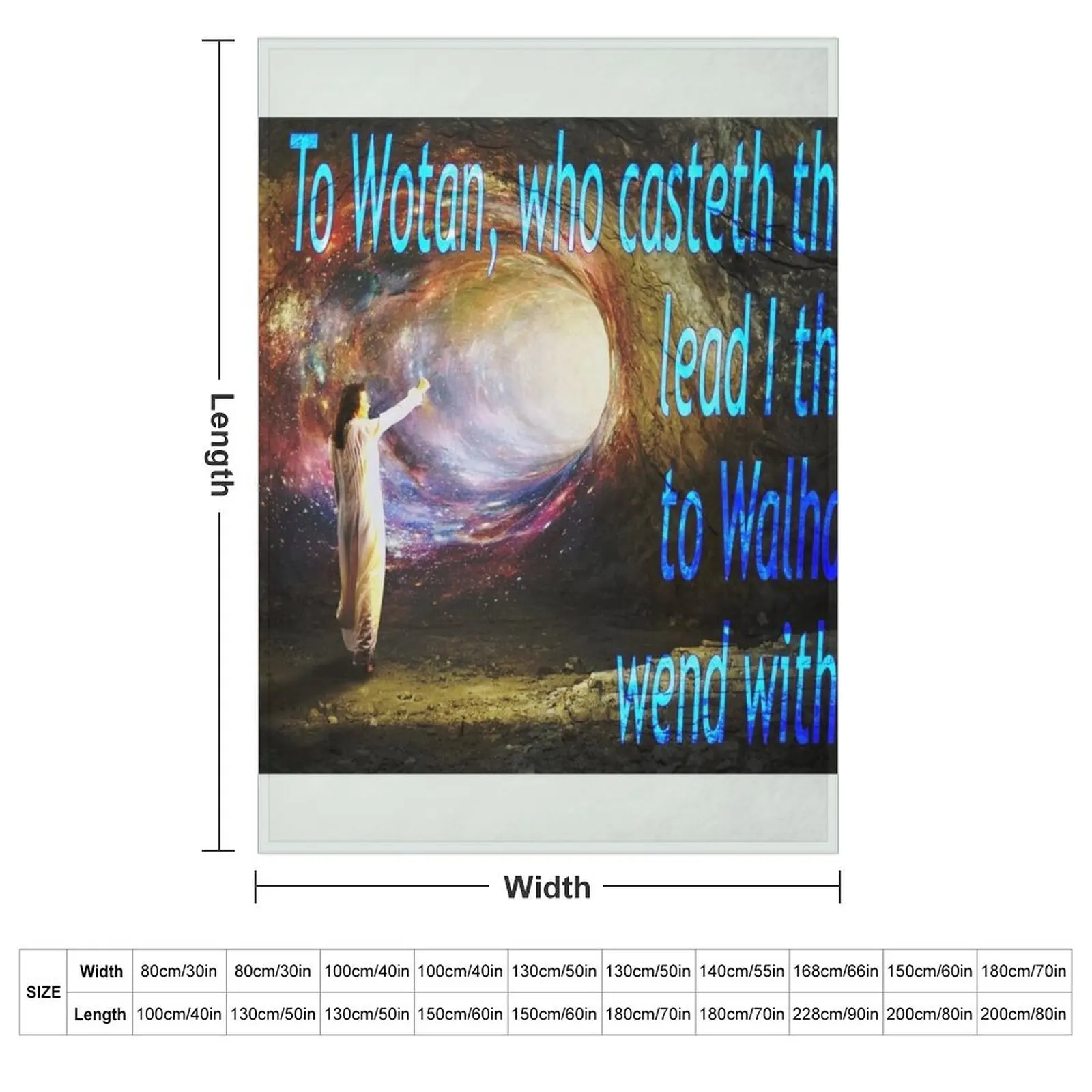 Richard Wagner - The Valkyrie Throw Blanket couch cozy soft plush fuzzy picnic outdoor blanket