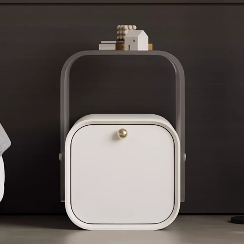 

Acrylic Narrow Nightstands Minimalist Design Chic With Storage Nightstands With Drawers Modern Criado Mudo Luxury Furniture