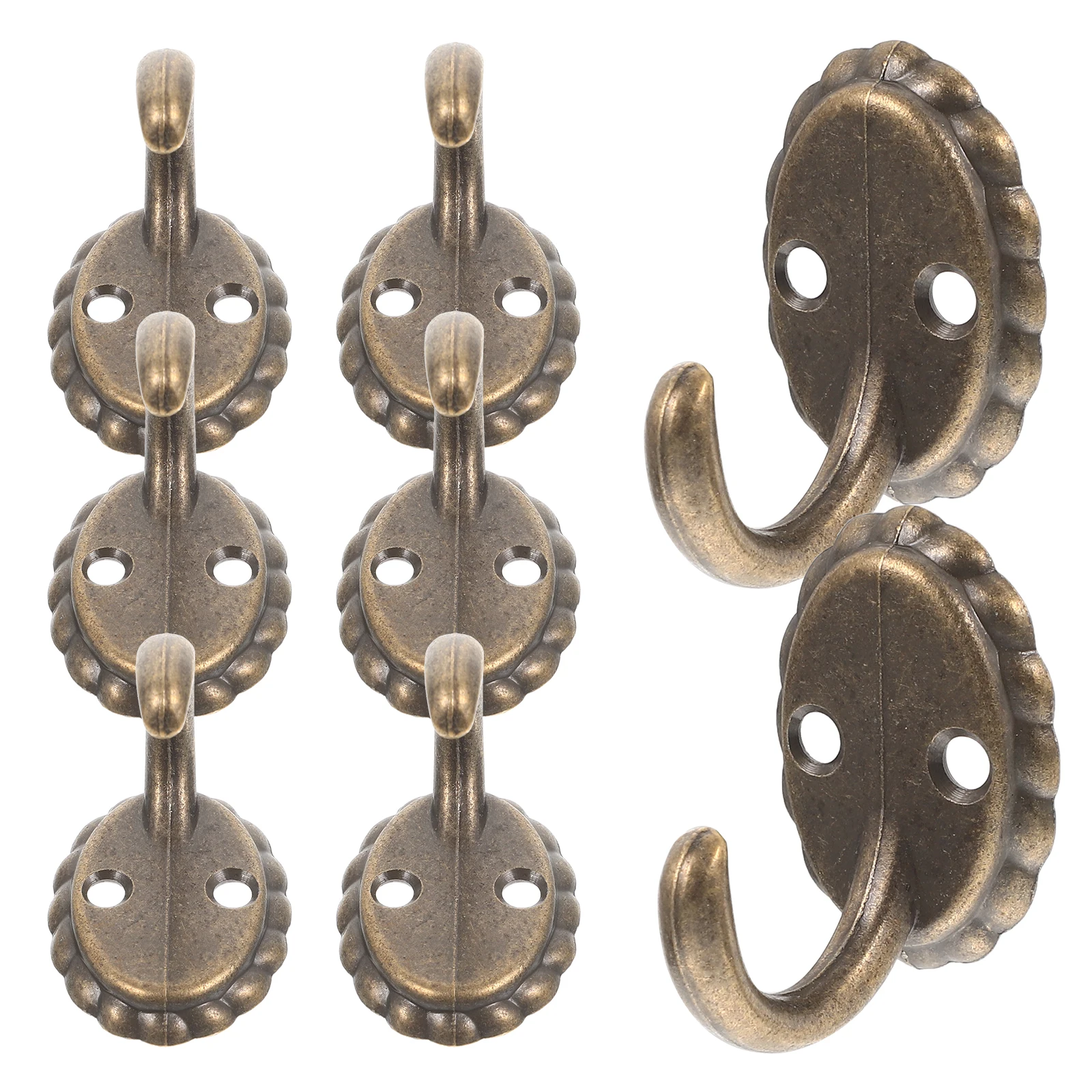 

10pcs Wall Mounted Bathroom Coat Hat Towel Coat Hanger Door Hooks Wall Mounted Hooks