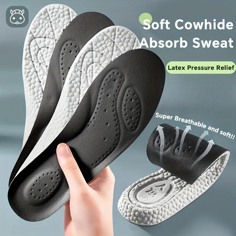 

Стельки из воловьей кожи из 4 шт. для удобной, дышащей, высокоэластичной спортивной и повседневной носки.