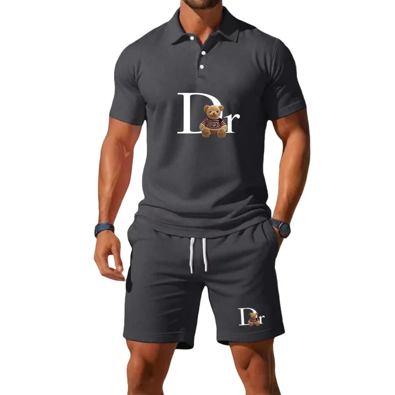 

The new 2026 fashionable summer men's clothing is suitable for daily wear and beach sports T-shirts, shorts, polo shirts, and ca