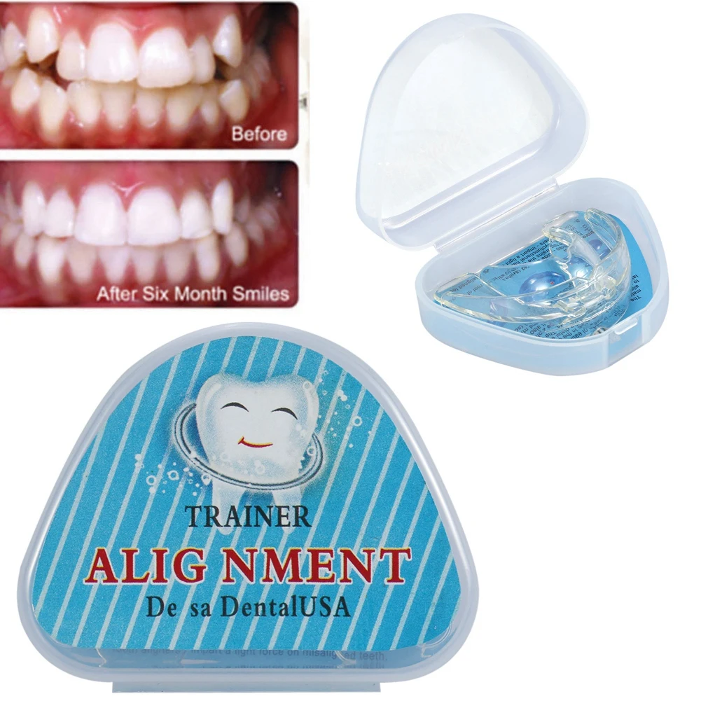 3 Stage Orthodontics Straighten Teeth Tray Retainer Crowded Irregular Teeth Corrector Braces Care Anti-molarization tool