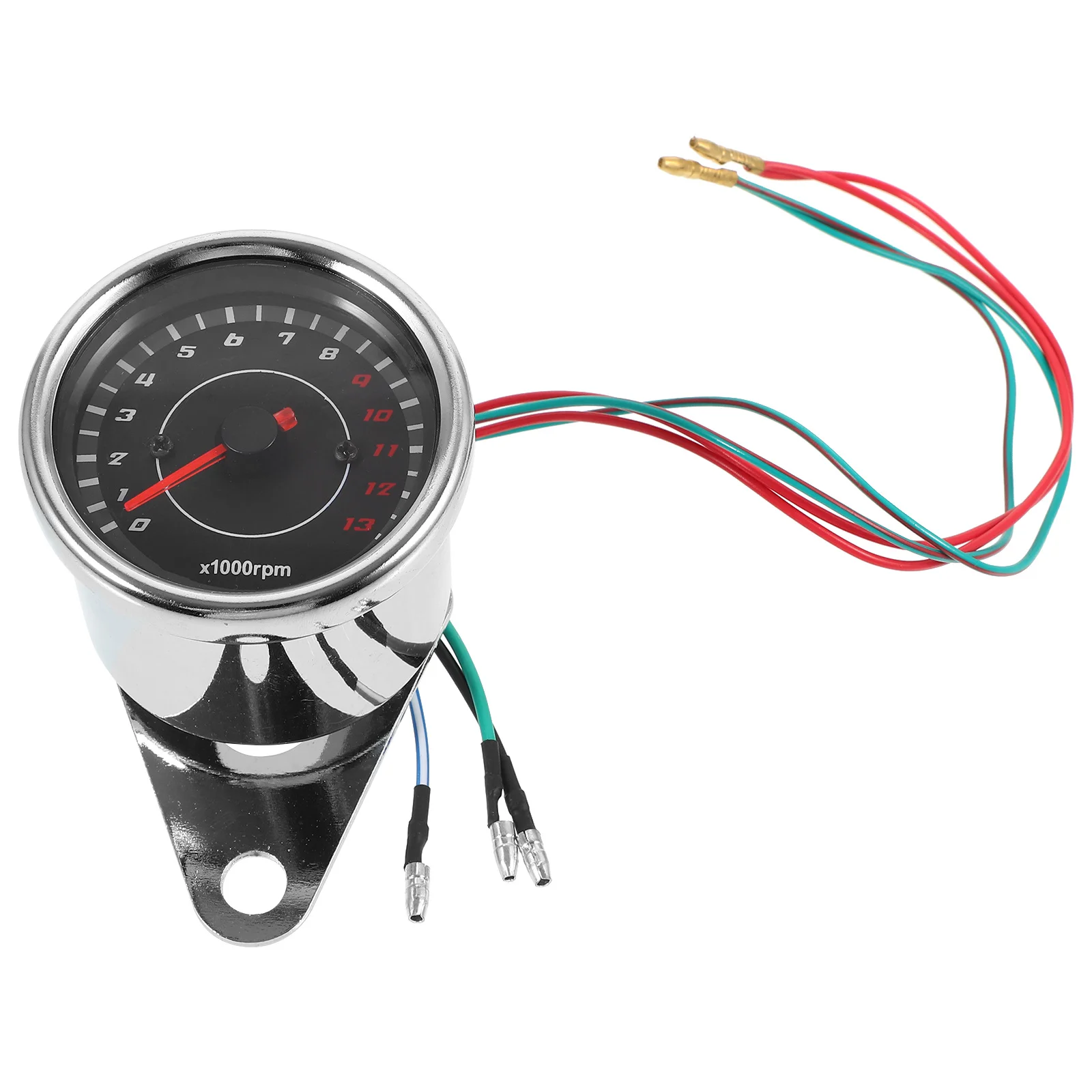

Motorcycle Speedometer Durable Compact Size Clear Display Easy Read Unique Appearance Modified Accessory Motorbike Gauge