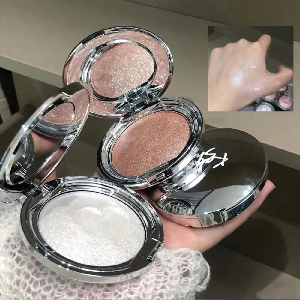 

Glitter Shining Eyeshadow Palette Long-lasting Easy To Wear Highlighter Powder Eye Makeup Shiny Glitter Highlighter Photography