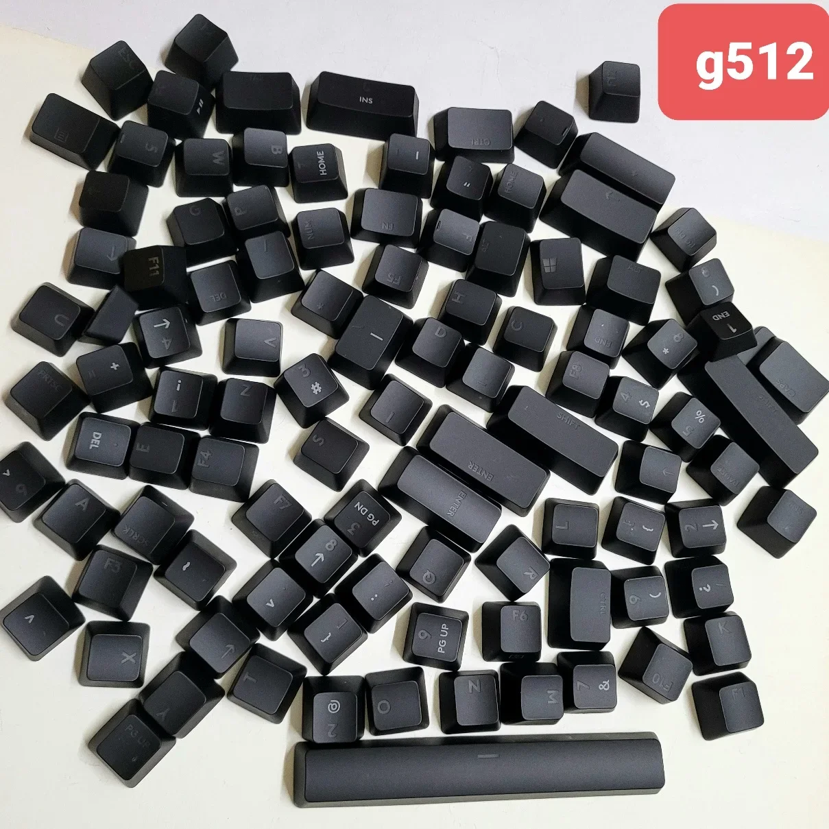 Single replacement keycaps or complete 104 keycaps suitable for Logitech G512  Cross axis body