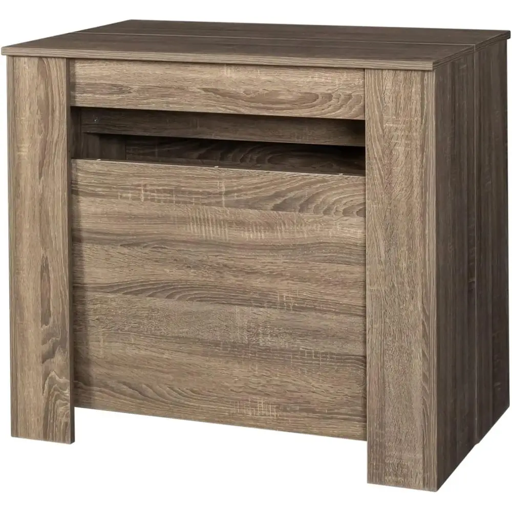 

Раскладной обеденный стол из дуба, вместимость 2-12 персон, компактный дизайн для столовых, кухонь, офисов и конференц-залов