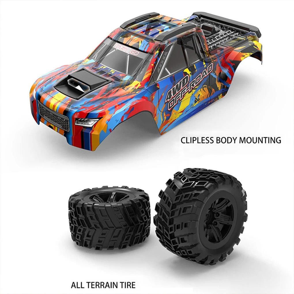 1/20 mjx hyper go 20208 monster truck 4wd 39 km/h sem escova simulação de alta velocidade grande pneu escalada off-road rc carro brinquedos presente