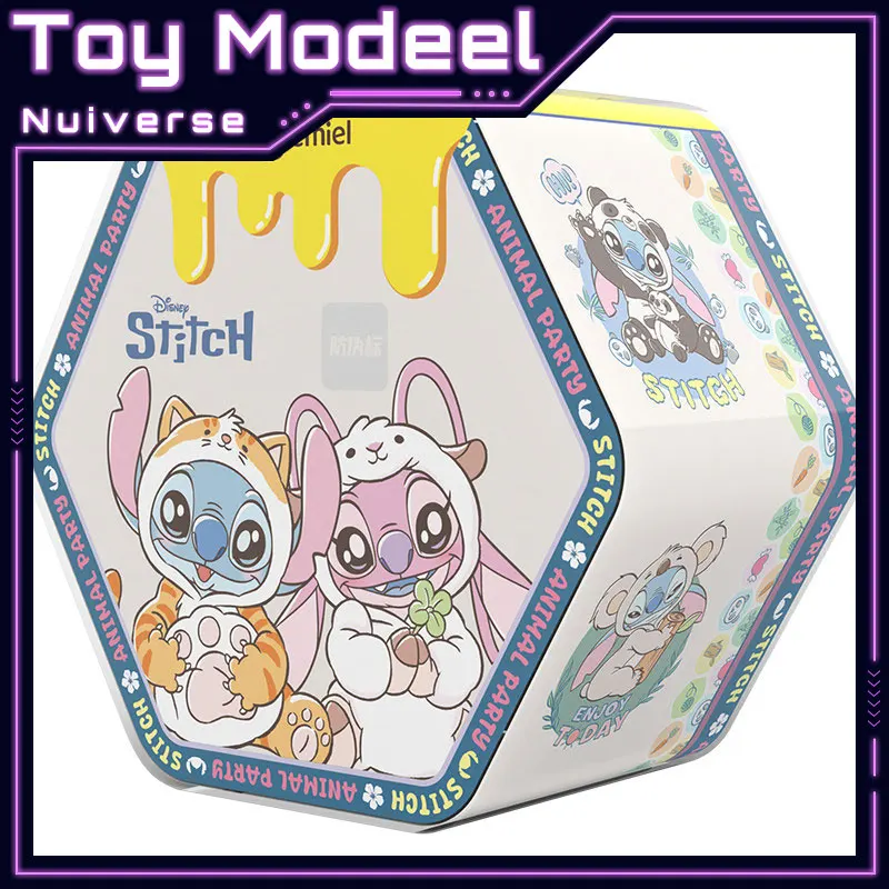 

Disney Stitch Animal Party Plush Blind Box Lovely Cartoon Plush Toy Bag Pendant Cute Stuffed Doll Perfect Gift for Kids and Fans