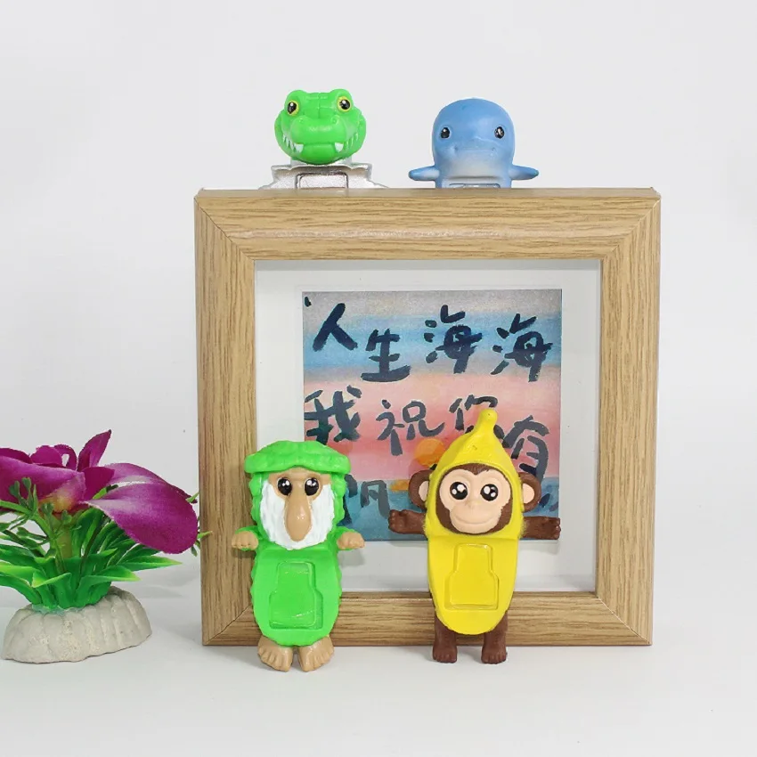 Hot Shanhaijing Sonny Angel Blind Box Cactus Elephant Tung Tung Tung Sahur Figure Tralalelo Tralala Doll Desk Ornament Gift