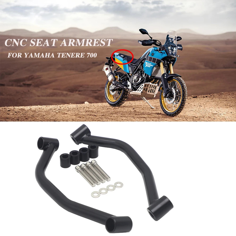 NEW FOR YAMAHA TENERE 700 Motorcycle Accessories Passenger Rear Grab Handle CNC Seat Hand Handle Grab Bar Rail