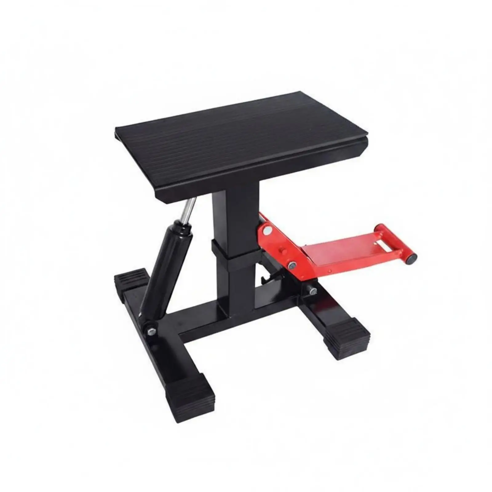 Hydraulic Motorcycle Lift Stand Rotatable Garage Tool Tray Lock for Repair Shop
