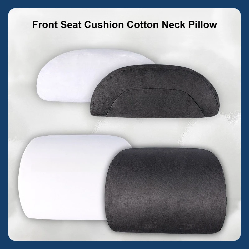 

Подушка переднего сиденья, хлопковая подушка для шеи, защита поясничной спинки, поясничная поддержка ног для Tesla BMW Audi, автомобильные аксессуары