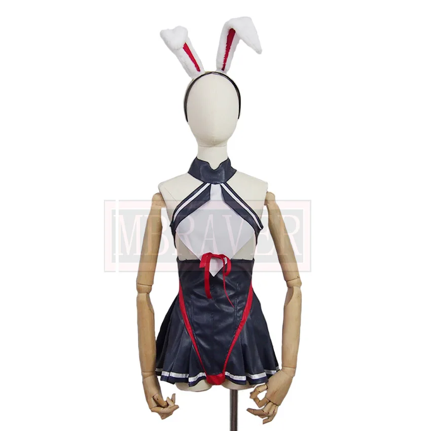 Azur Lane IJN Shimakaze Bunny Girl Cosplay Costume Party Christmas Halloween Custom Made Any Sizes - view 2