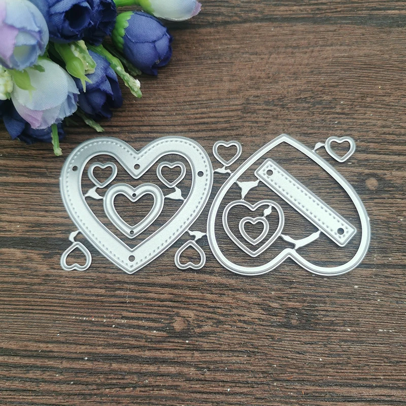 love album Shaker Metal Cutting Dies Stencil Scrapbooking Photo Album Card Paper Embossing Craft DIY