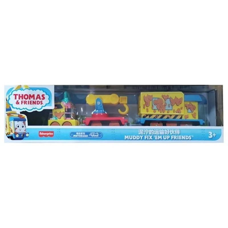 Electric Thomas & Friends MUDDY FIX EM UP FRIENDS CAR BRUNO train alloy model track toy