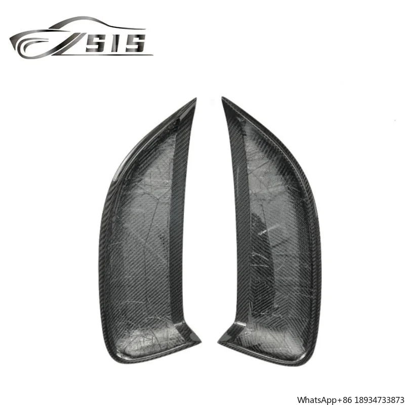 High Quality Pors 718 Bokstars Side Air Vent Dry Carbon Fiber Material Front Bumper Side Fender Car Accessories Bumper Vent