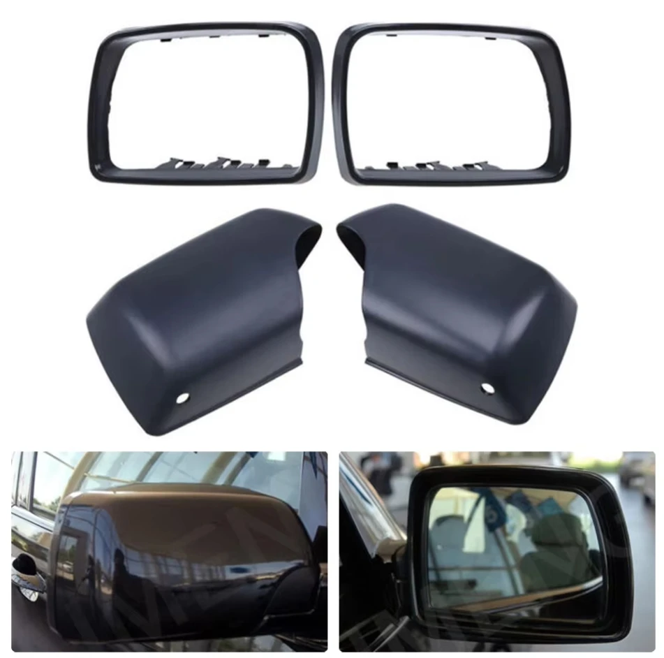 

For BMW X5 Series E53 1999 2000 2001 2002 2003 2004 2005 2006 Car Replacement Rearview Side Mirror Cover Wing Cap Door Trim