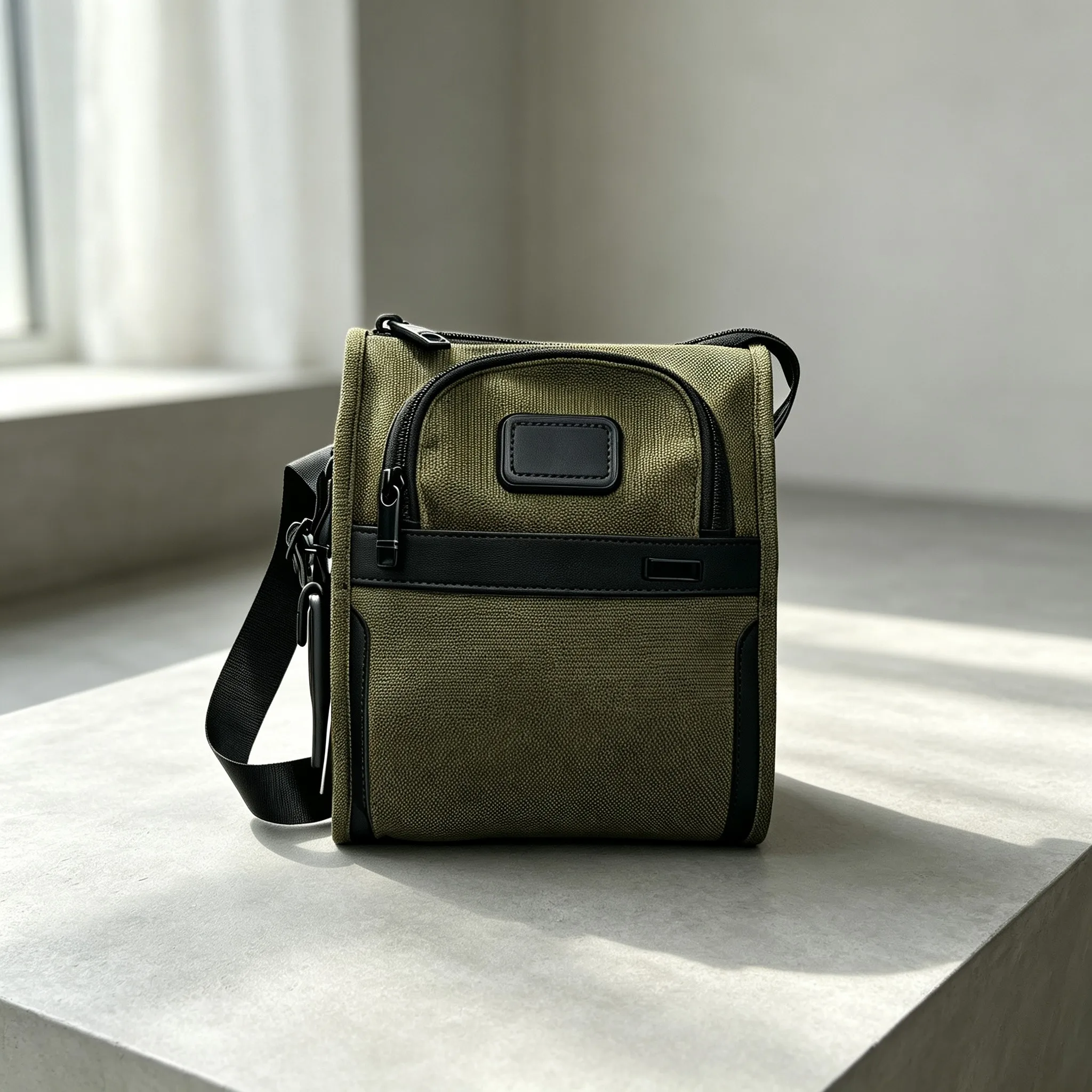 Trendy Fashion Nylon Small Square Bag for Men, Casual Single Shoulder Crossbody Bag