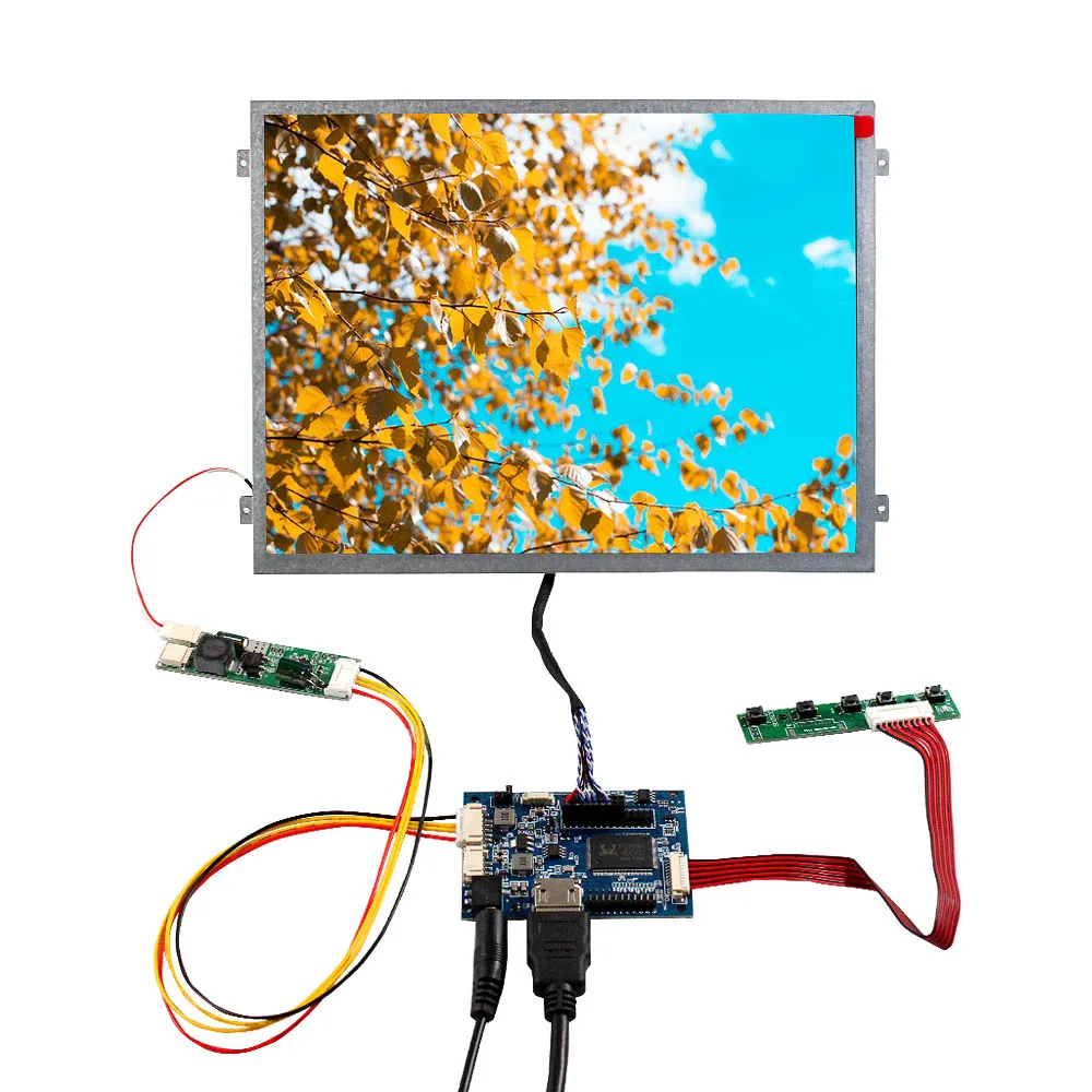 

10.4 in CLAA104XA02CW 1024X768 TFT LCD Screen and HD MI Control Board 30pin LVDS