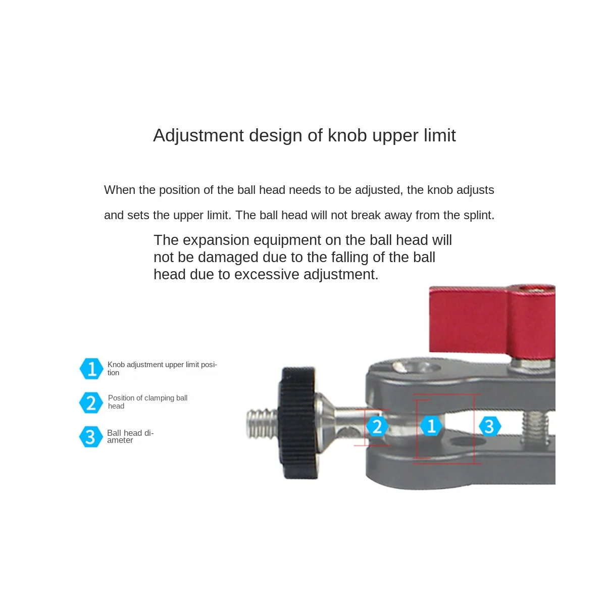 الكرة محول توضيح الذراع جبل مزدوج Ballhead 1/4 بوصة المسمار ل DSLR كاميرا ضوء ترايبود لايف الحذاء الساخن قوس نوع D
