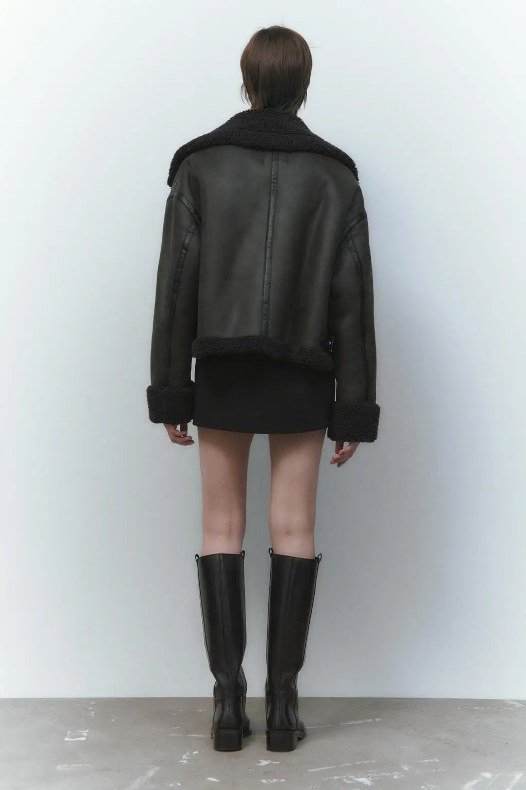 سترة من فرو الخروف مزدوجة الجانب، ملابس خارجية فضفاضة للنساء، موضة خريف وشتاء جديدة، موديل 354824 500، سميكة بأكمام طويلة وإ...