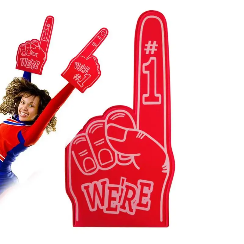 Number 1 Giant Foam Finger Noise Makers Props Giant Hands Sports Favors Cheering Palm Party Props  for sports events game