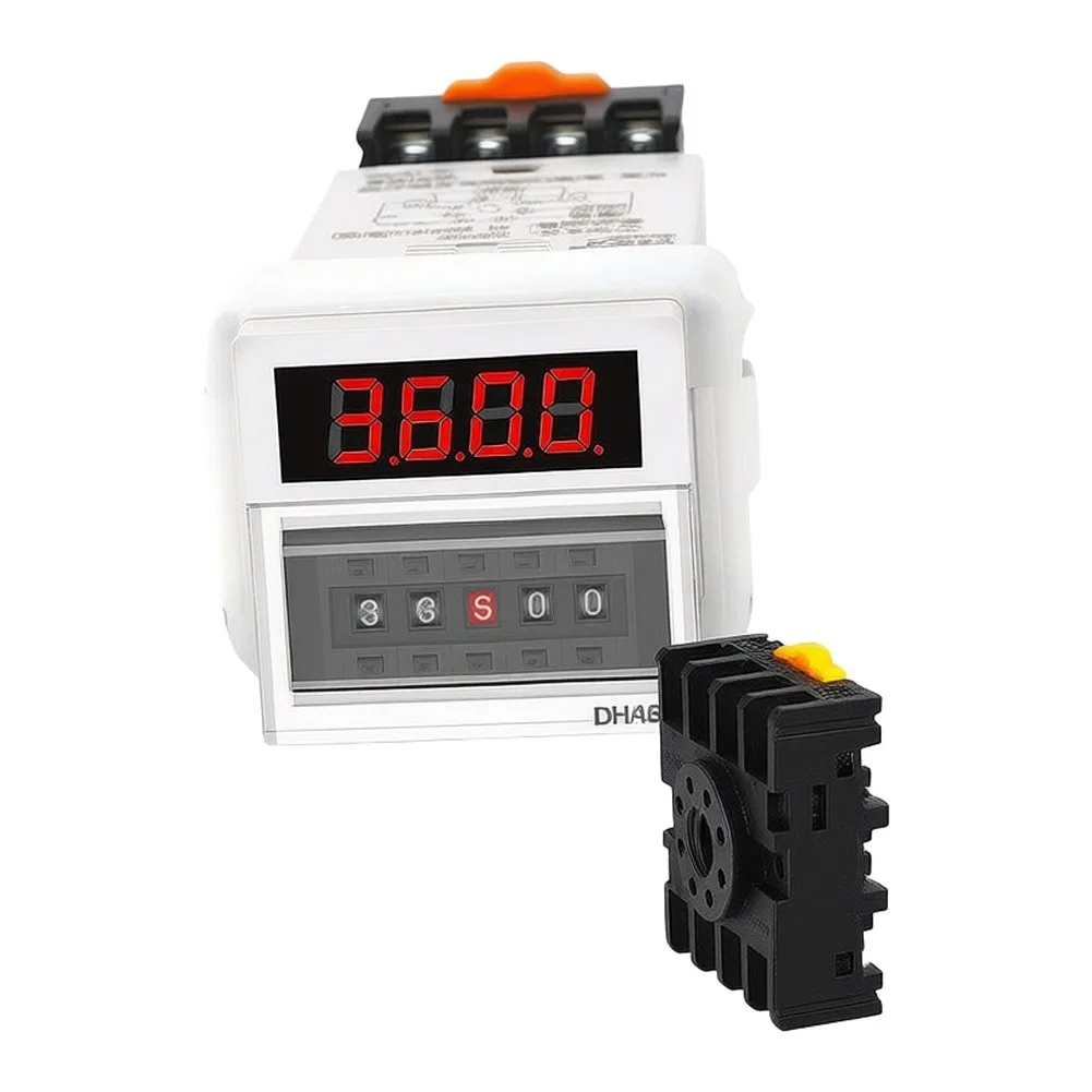 Cyclic Time Switch With LED Display Flip Cover For Electrical Control System Automation Parts Accessories