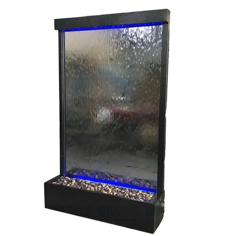 custom.Hot Selling 1.22*2M Stainless Steel Metal Glass Light Contemporary Adjustable Colorful Painting Glass Indoor Outdoor