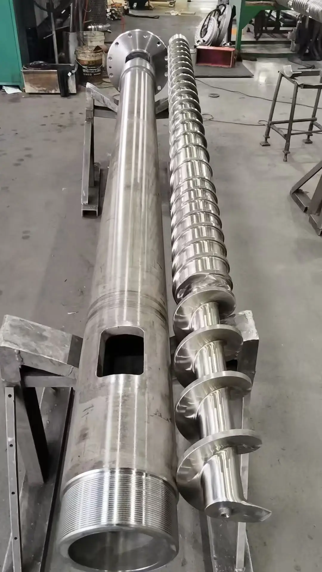 Pellet Production Screw and Barrel Line/granules Making Machine Price PET PP PE PVC Plastic
