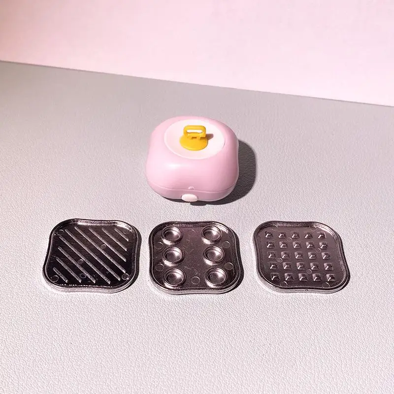 1Set Dollhouse Miniature Egg Fryer Model 1/12 Mini Simulation Frying Machine Kitchen Cooking Toy Doll House Accessories