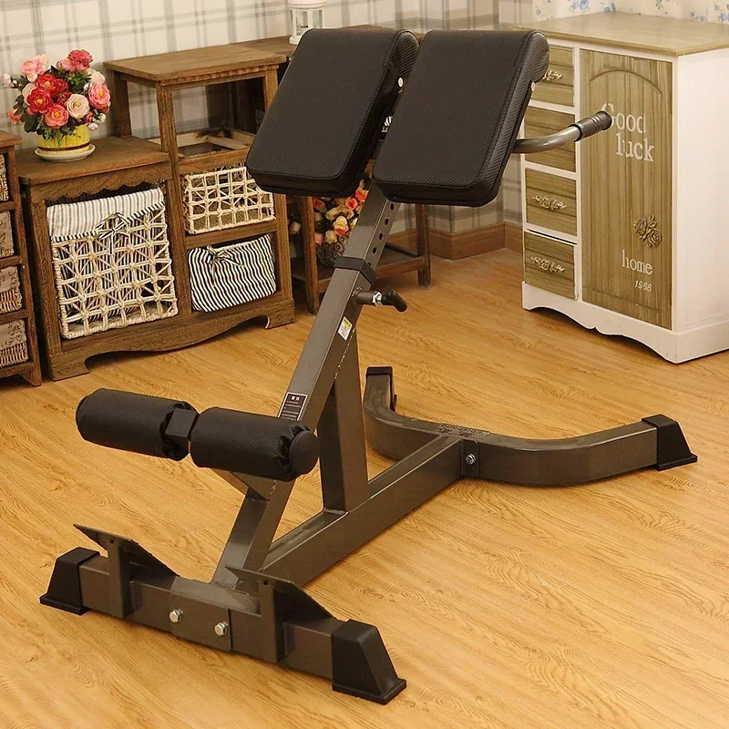 8-Level Adjustment Fitness Chair Folding Roman Chair Fitness Equipment Bench Indoor Multi-Function Waist Exerci