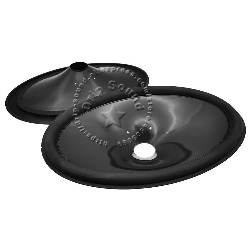 2x 6x9 inch Speaker Rubber Edge Drup Plastic Cone Basin Vibrating Diaphragm Woofer Repair Parts 160x230mm/6.3x9.0