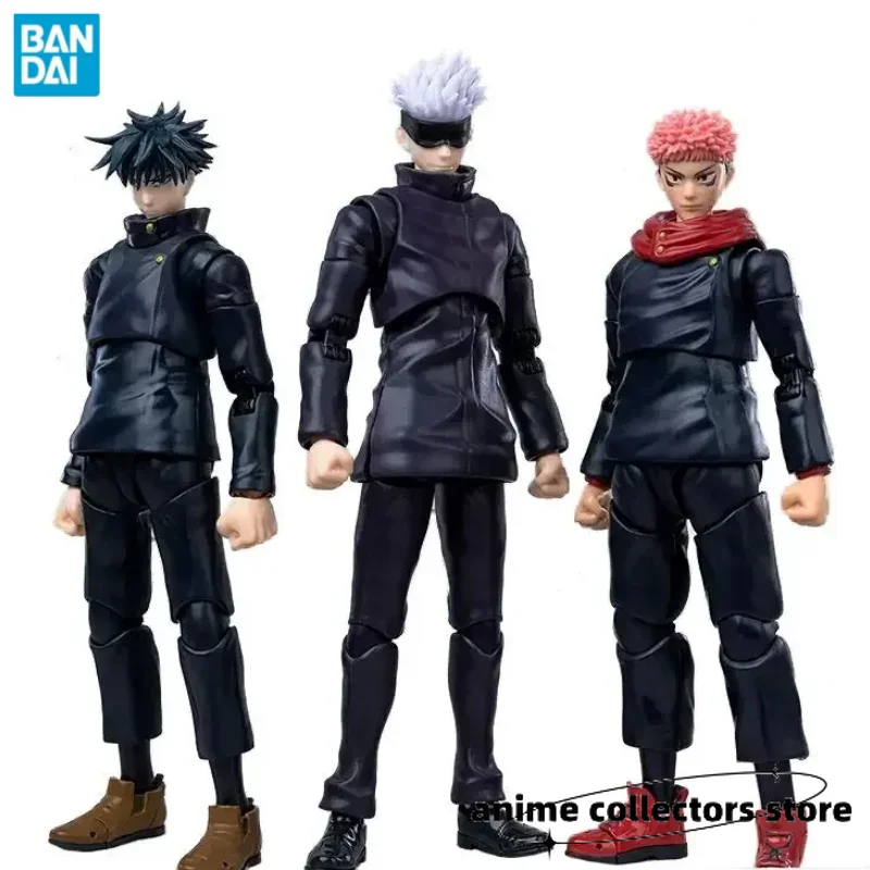 

Bandai SHF 15cm Pvc Jujutsu Kaisen Satoru Gojo Itadori Yuji Fushiguro Megumi Action Anime Figure Collectible toy decoration gift