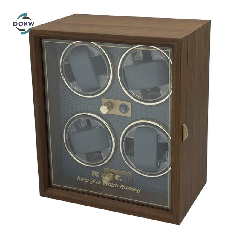 Watch Winder for Automatic Luxury Display Boxes Watches Box Mechanical Watches Rotator Holder Wood Case Winding Cabinet Storage