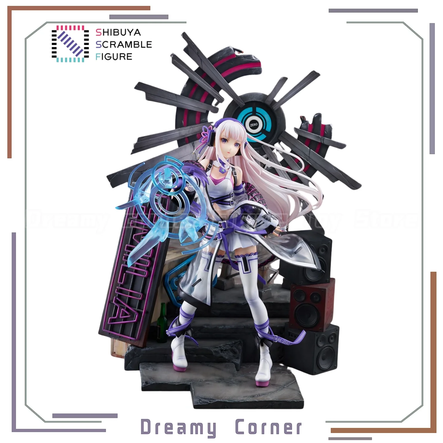 【In Stock】SSF EStream Re:Zero − Starting Life in Another World Emilia Neon City Ver 1/7 Scale Figure