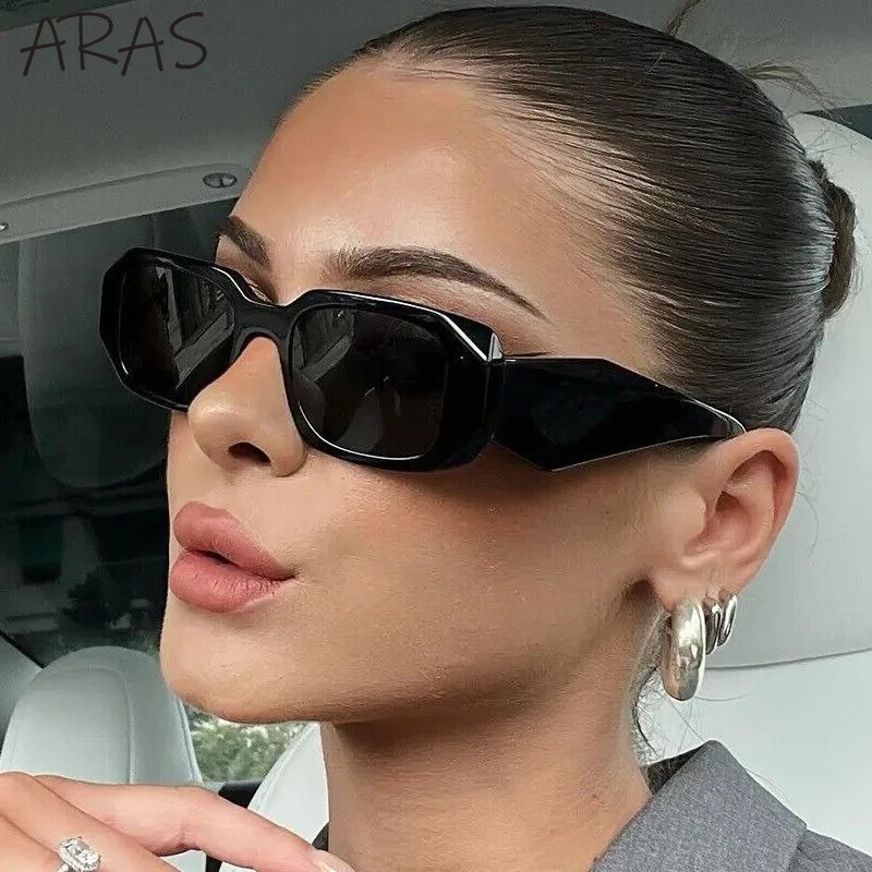 

Vintage Small Rectangle Sunglasses Women 2025 Luxury Brand Designer Classic Irregular Sun Glasses For Men Polygon Eyewear Shades