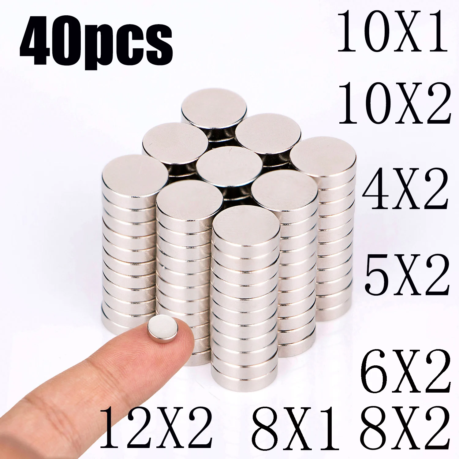 8x1 8x2mm Small Round Neodymium Magne Rare Earth Neodymium Strong Magnets Magnet Strong Neodymium Magnet N35