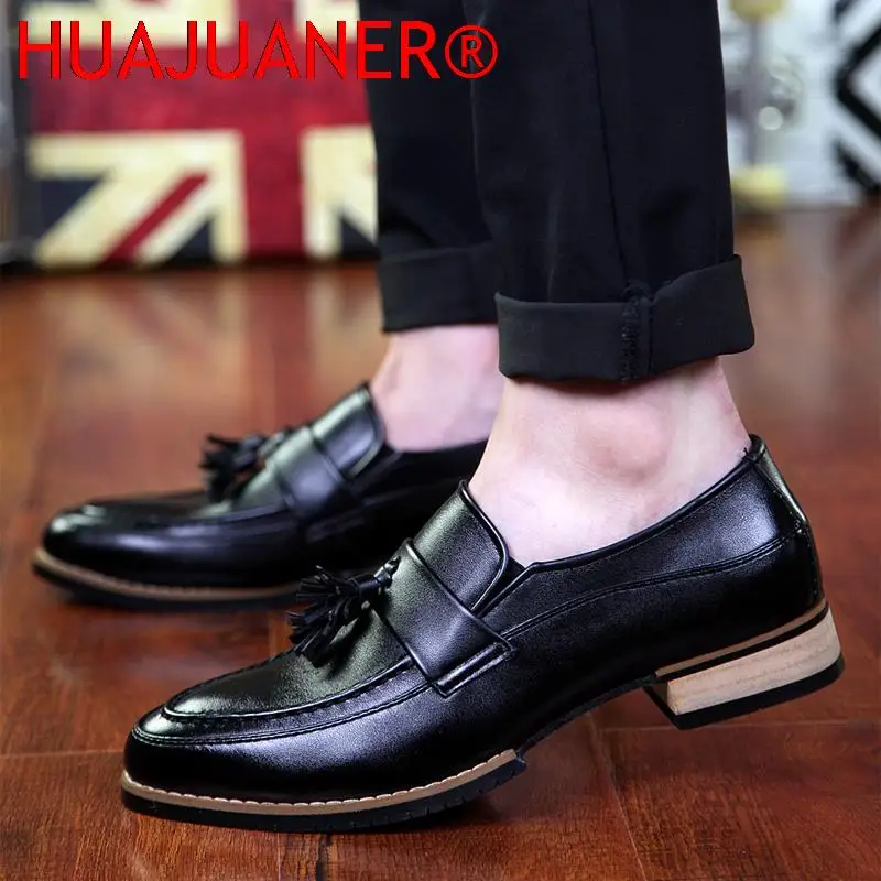 New Arrival Stylish Casual Leather Gentleman Bureau Loafers Men's Shoes Elegantes Evening Dresses Evening Shoes for Man