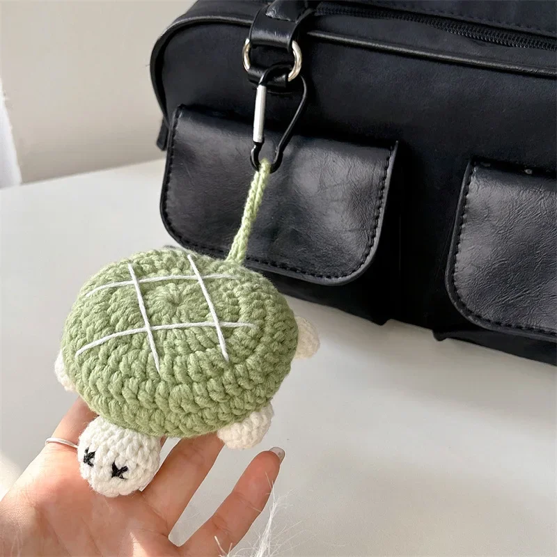 

Cute Knitted Turtle Case for AirPods 4 Airpod 1 2 3 Pro Pro2 Bluetooth Earbuds Charging Box Protective Earphone Case Cover