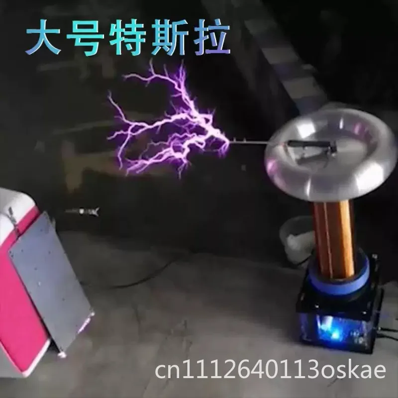 DIY Tesla Coil Kit with Induction Arc Music High Voltage Pulse Electric Coil for Science Experiments High Power