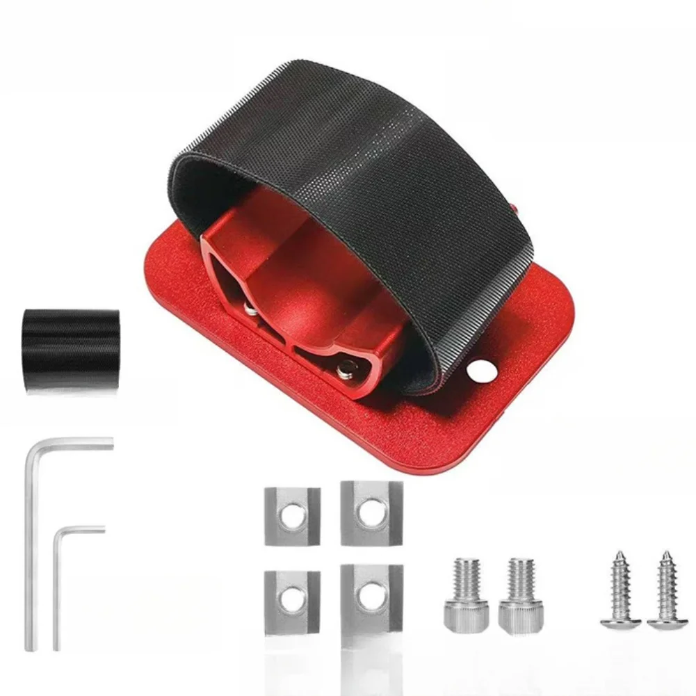 Compact Rear Wheel Mount for Bicycles Made of Aluminum Alloy with 318mm x 100mm Dimensions and Tool-Free Setup