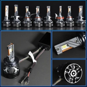 Lâmpadas LED para carro, luzes automotivas, projetor, refletor, tubo de 3-Copper, 12V, K6C Plus, H7, H4, H11, 9005, 130 W, 150W, H1, 9006 8 principais vendas lâmpada led automotivo - №3