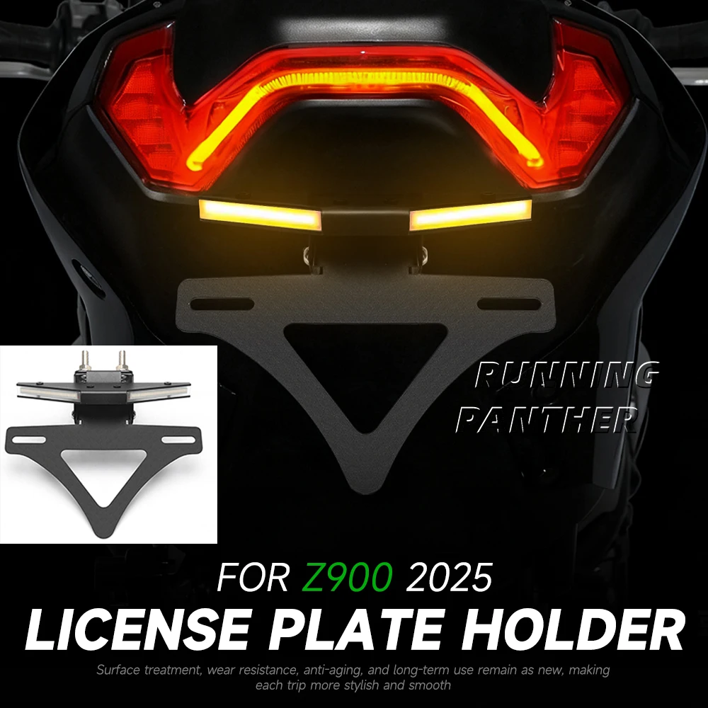 

FOR Kawasaki Z900 z900 Z 900 2025 NEW Motorcycle Tail Tidy Fender Rear Tail Bracket Integrated Turn Signal License Plate Holder