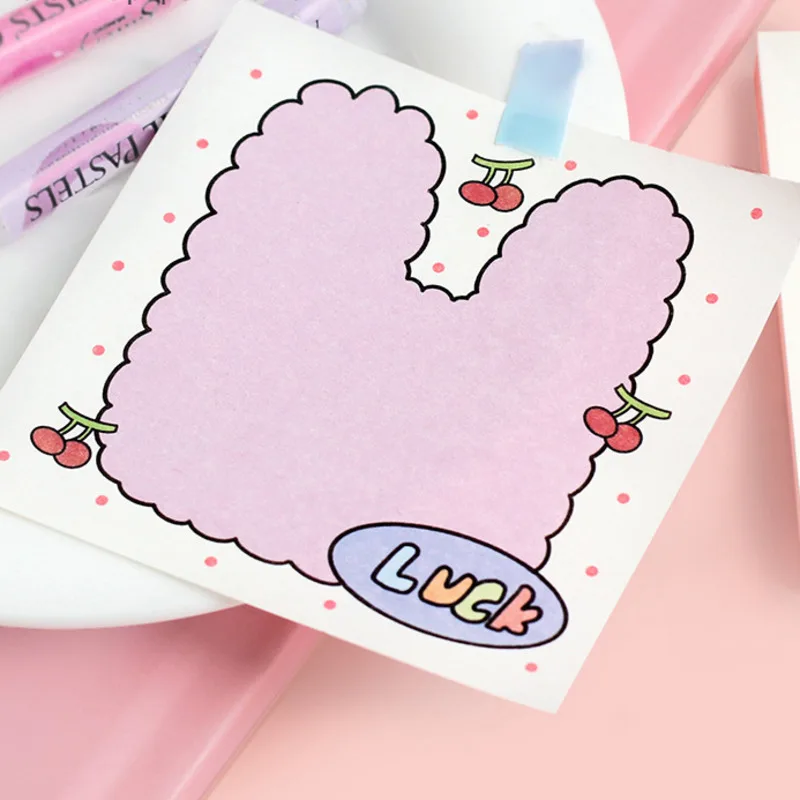 100Sheet Cute Cartoon Animal Message Posted Kawaii Notepads School Stationery Paper Office School Stationery Supplies