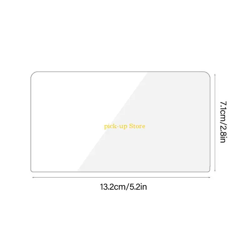 Q5WA Clear Console Display Shield Cubierta Las superficies resistentes aceite protegen contra caída