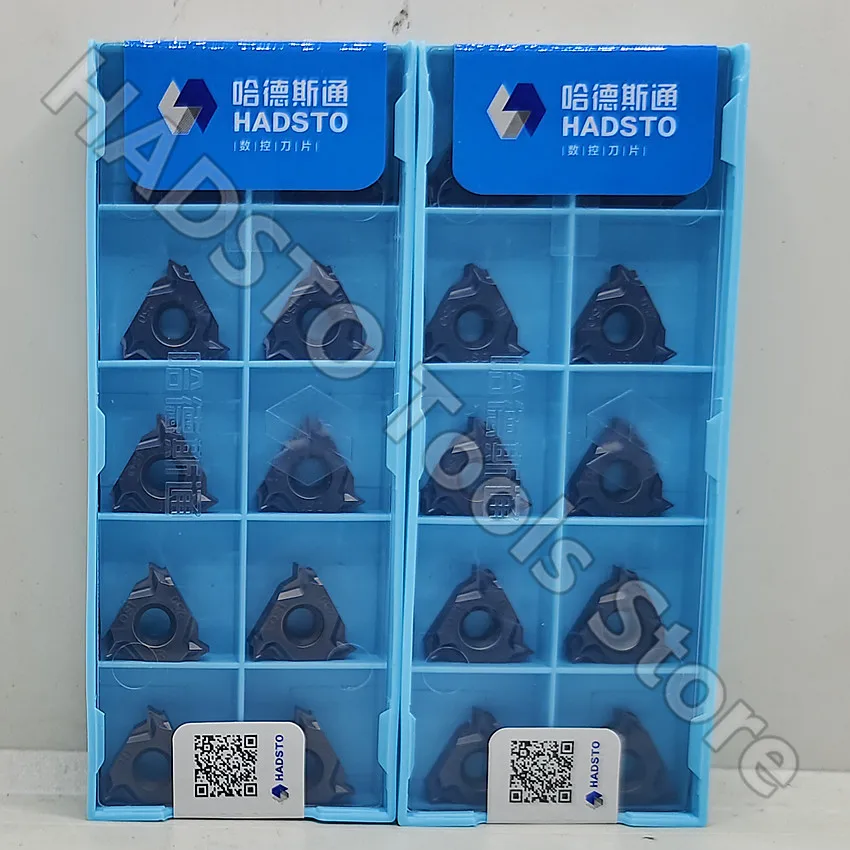 100pcs 16IR250ISO HS5125 16IR 250ISO HS5125 16IR 250ISO HADSTO CNC carbide inserts For Steel, stainless steel, cast iron