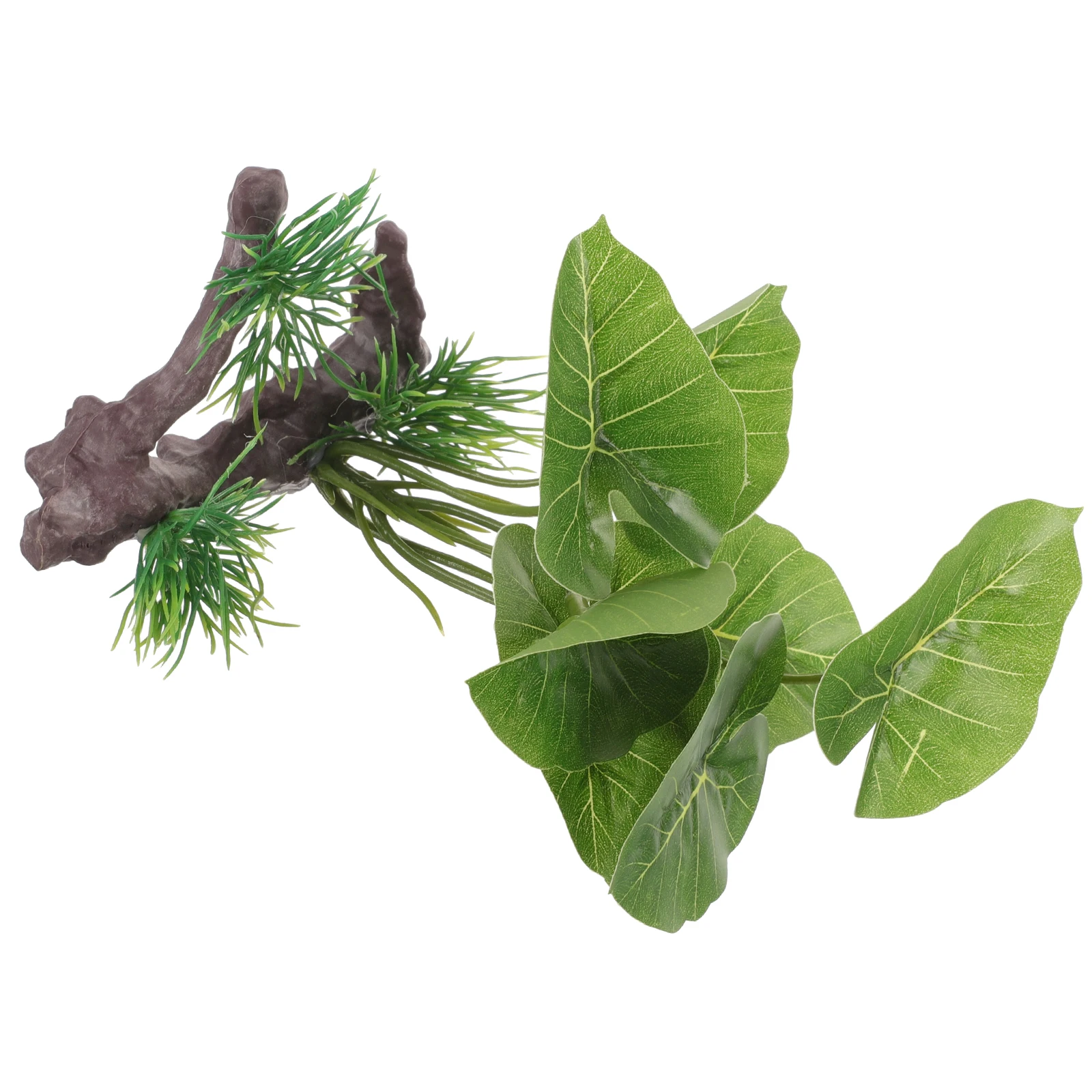 

Premium Artificial Plants for Fish Tank Decor Plastic Aquarium Grass Realistic Underwater Foliage for Betta Reptile Terrarium