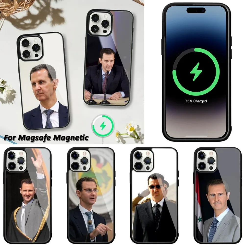 

Bashar al-Assad Syrian Phone Case For iPhone 16,15,14,13,12,11,Plus,Pro,Max,Mini Magsafe Magnetic Wireless Charging